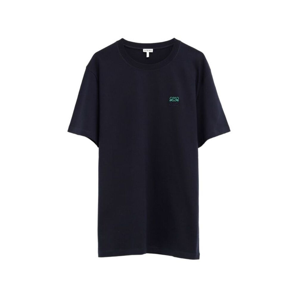 Loewe Men Anagram Cotton T-Shirt